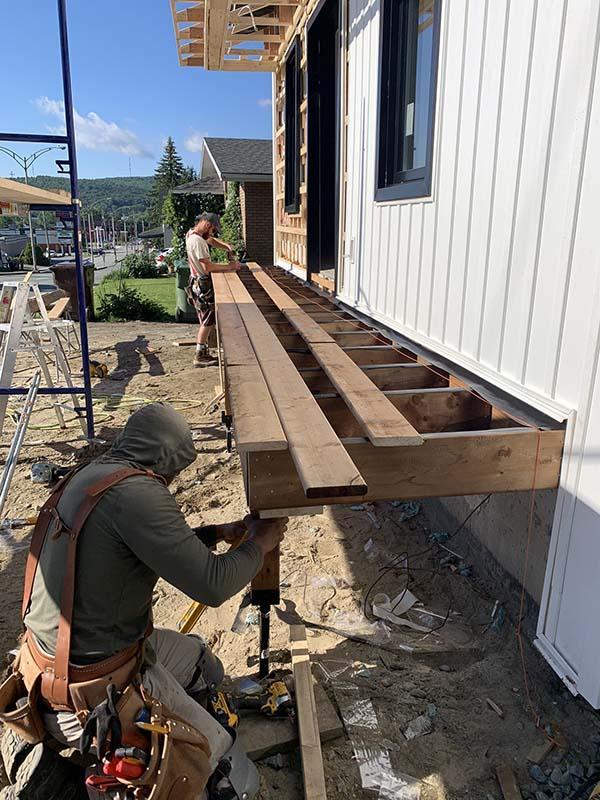 Construction de patio Sherbrooke